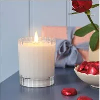 Lights4fun LED-Kerze TruGlow® LED-Kerze im Glas mit Fernbedienung