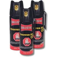 Ballistol Marderspray Ballistol Pfefferspray Verteidigungs- Tierabwehrspray Pfeffer-KO FOG, 50 ml, 3-St., Erfüllt die strengen Anforderungen an Reizstoffsprays