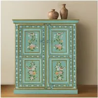 OTTO home Highboard Prem, mit dekorativen Fräsungen, handbemalt, Unika-Möbel, Breite 87 cm