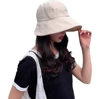 Coonoor Sonnenhut Faltbarer Sommerhut Damen Atmungsaktiv Mütze Visor Cap Outdoor Hut (Breiter Schirm, Lochdesign für Pferdeschwanz) für Golf Reisen Wandern