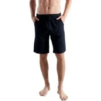 CECEBA Schlafhose CECEBA Herren Bermuda blau uni (1-tlg)