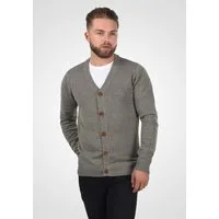 Blend Cardigan BHLennard Strickjacke mit Ton-in-Ton Ellenbogenpatches