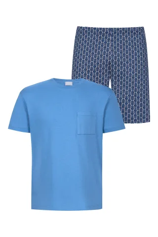 Mey - Anzug kurz recent blue - Gr. - L