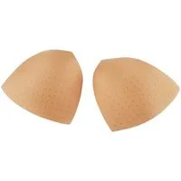 maDDma BH-Einlagen BH Einlagen perforiert 1 Paar Gr. 38 Einlagen für Bikini Korsett (1 Paar), beige
