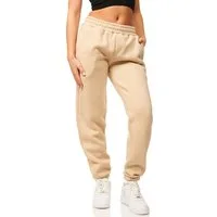 DAILY COTTON Jogginghose im Straight-Fit als Lange Trainingshose Sweatpants Damen Freizeithose mit Bündchen aus Baumwolle
