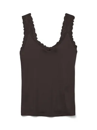 VERO MODA - VMROSA SL TOP JRS NOOS Chocolate Torte - Gr. - L