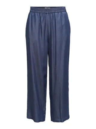 ONLY - ONLCHARIS LIFE CULOTTE PANTS WVN CC Dark Blue Denim - Gr. - XS