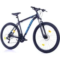 BERLIN BIKE Mountainbike MTB1 Serien Komplettset mit Shimano‑Ausstattung und Premium‑Service, 21 Gang Shimano FD-TZ500/RD-TY300D Schaltwerk, Kettenschaltung, (Shimano Kurbel, Dacron Hydraulische Scheibenbremsen, Aluminiumrahmen), mit hydraulischen Sc