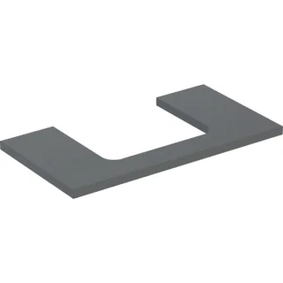 Geberit ONE Waschtisch-Platte, Ausschnitt mittig, für Aufsatzwaschtisch 505283003