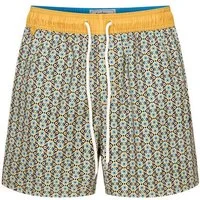 Henderson Badeshorts Bequeme Badeshorts aus schnelltrocknendem Polyester gemustert Osaka (1-St)