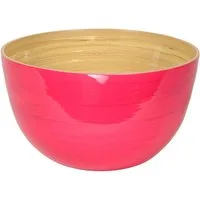 albert l. (punkt) Schüssel Bambus-Schüssel fuchsia 26x16cm, Bambus, (Schüsseln)