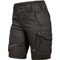 Leibwächter Arbeitsshorts Damen Flex-Line Arbeitsshort mit Reflektoren und femininer Passform (Arbeitskleidung für Handwerk, Garten oder Freizeit, mit Cargotasche) Kurze Stretch Cargoshorts mit elastischem Bund