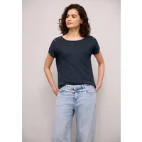 STREET ONE STUDIO T-Shirt mit U-Boot-Ausschnitt