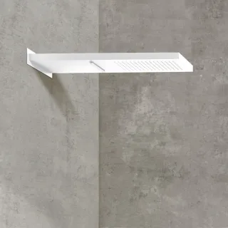 Herzbach DEEP WHITE Wand-Regenbrause, 23.661600.2.07 23.661600.2.07