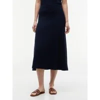 Tommy Hilfiger Strickrock CO CABLE FINE GG F&F SKIRT Baumwollmischung, Zopfstrick