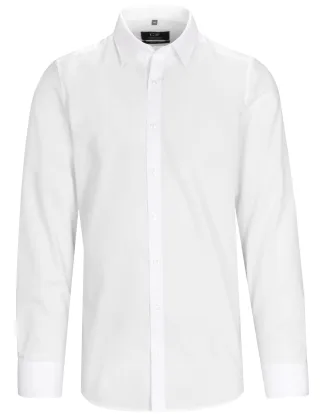 COMMANDER Finest Clothing - Cityhemd BODY FIT BÜGELFREI 100 00 white - Gr. - 40