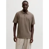 Jack & Jones Poloshirt JJEAUSTIN POLO SS NOOS Materialmix, regular fit