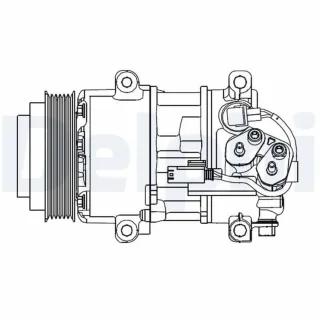 Delphi Klimakompressor Mercedes A-Klasse W169 B-Klasse W245 CS20499