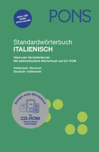 PONS Standardwörterbuch Italienisch:  Italienisch  - Deutsch / Deutsch - Italienisch