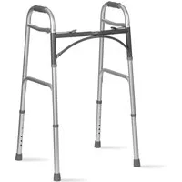 BBG Unterarmkrücke Höhenverstellbarer faltbarer Gehwagen aus Aluminium, mit Anti-Rutsch-Silikon, One-Click-Faltsystem, komfortabel, leicht tragbar, bis 100 kg belastbar