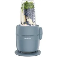 KENWOOD Küchenmaschine FDP23.380GY - Multipro Go, Express-Serve, 1,3 l Behälter, 900W, Blau, 900 W, 1,3 l Schüssel, Für Smoothies, zum Schneiden, Reiben, Pürieren und Teig Kneten
