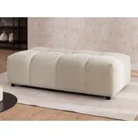 S-Style Möbel Polsterhocker Bubble mit Sitzfläche in Bubble-Optik aus weichem Strukturstoff (1 x Hocker), mit Wellenfederung