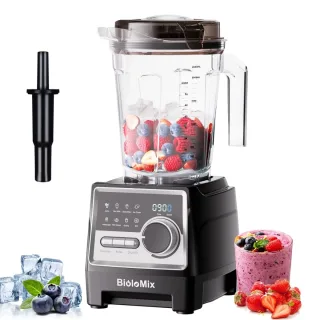 [EU Direct] BioloMix T6100 1500W Professional Blender with 2.6L BPA-Free Jar 6 Blades 7 Preset Programs for Smoothies Sh
