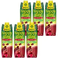 Rauch Fruchtsäfte Saft, Rauch Happy Day Amarena Kirsche fruchtiger Fruchtsaft 1000ml 6er Pack