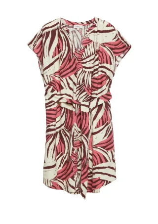 s.Oliver - Kleid pink/mehrfarbig - Gr. - 48