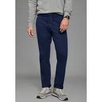 Man's World Dehnbund-Hose Dehnbund Chino gerade geschnitten, mit Eingrifftaschen und Gesäßtaschen, unifarben
