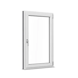 Dreh-Kipp-Fenster, Kunststoff-Alu, aluplast IDEAL TwinSet 4000, 510 x 700 mm, Weiß, 2-fach Verglasung, individuell konfigurieren