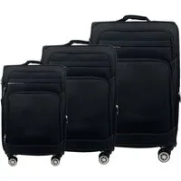 My Travel Bag Koffer 3090 Stoffkoffer 4-Rollen Trolley Reisekoffer Tasche Reisetasche, inkl. Dehnungsfuge und 360° Rolle