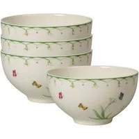 Villeroy & Boch Schale Colourful Spring Bols ø 13,8 cm 4er Set, Porzellan, (4x Schale, 4-tlg)