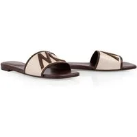 Marc Cain Collections Leo' Oasis Pantolette Sommerschuh, Flats mit markantem MC Logo
