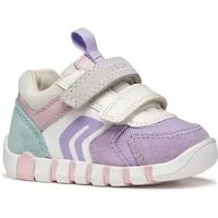 Geox B IUPIDOO GIRL Lauflernschuh Babyschuh mit pastellfarbenen Besätzen, Größenschablone zum Download