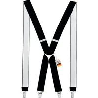 ZUKUNFTSENKEL Hosenträger 4 Robuste Clips, Hosenhalter Elastisch Flexibel (H-Form) X-Form Arbeitshosenträger