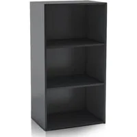 habeig Bücherregal Tube Bücherregal Standregal 3 Fächer Belastung Regalboden Standregal