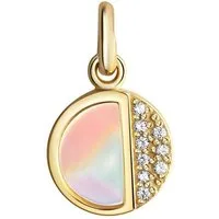 Vivance Kettenanhänger 925-Sterling Silber vergoldet
