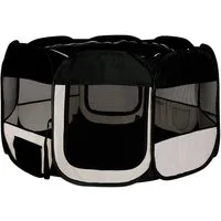 lionto Freigehege für Hundewelpen & Kleintiere, 110 cm Durchmesser, 64 cm Höhe