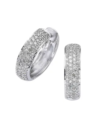 Diamonds by Ellen K. Ohrringe Gold 585 mit 130x Diamant zus. 0,50ct.