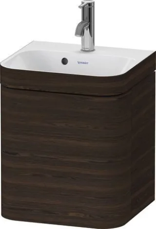 Duravit Happy D.2 Plus c-bonded Set wandhängend Nussbaum gebürstet 400x360x480 mm - HP4633O69690000 HP4633O69690000