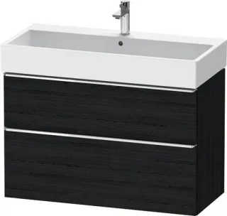 Duravit D-Neo Waschtischunterbau wandhängend Eiche Schwarz Matt 984x442x625 mm - DE4374010160000 DE4374010160000
