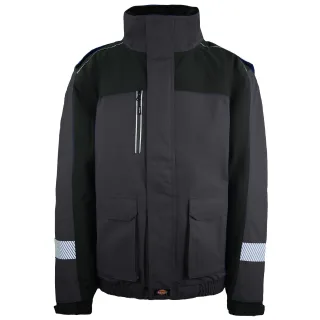 Dickies Winterarbeit wasserdichte Herren grau/schwarzer Mantel
