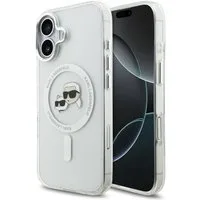 KARL LAGERFELD Handyhülle Case MagSafe iPhone 17 Kunststoff Karl Katze transparent 6,3 Zoll, Kantenschutz