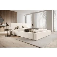 Compleo Polsterbett mit Bettkasten und Lattenrost, gepolstertes Kopfteil HEVE (Kostenlose Lieferung! TOP ANGEBOT), DesignerBett, Viele Varianten zur Auswahl–wählen Sie Größe und Farbe!