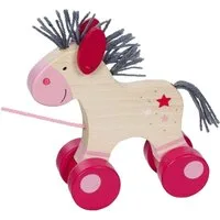 goki Nachziehtier Ziehtier Pferd Lillie, (packung, 1-tlg), Hergestellt aus Massivholz