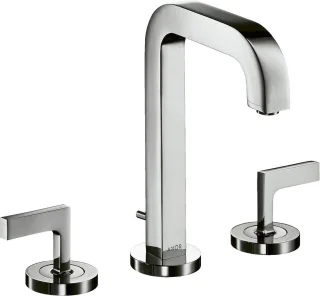 Hansgrohe 3-Loch Waschtischarmatur Axor Citterio chrom mit Hebelgriffen, 39135000 39135000