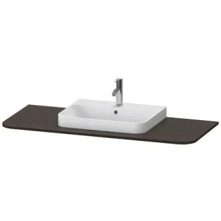 Duravit Happy D.2 Plus Konsole Nussbaum gebürstet Matt 1300x550x16 mm - HP031KM6969 HP031KM6969