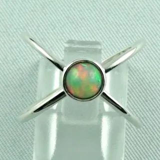 Sterling Silberring mit Top GEM Welo Opal 0,78 ct