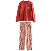 Next Pyjama Langärmeliger Familien-Schlafanzug, Weihnachten (2 tlg)